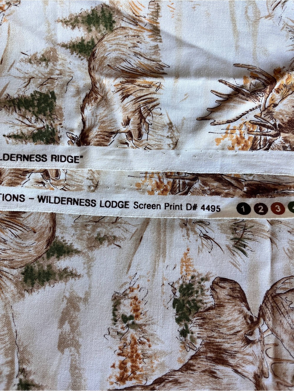 Cotton Innovations Wilderness Lodge Fabric | 4 Metres | 100% Cotton | Cabin